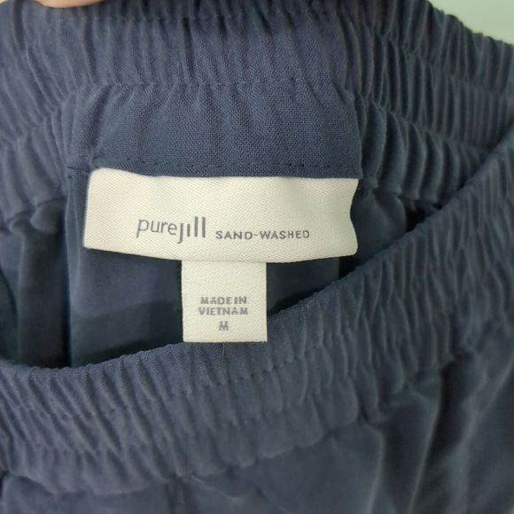 J. Jill Pure Pants Women's Sand Washed Soft Woven Tapered Tencel Modal Sz Medium - Picture 5 of 5